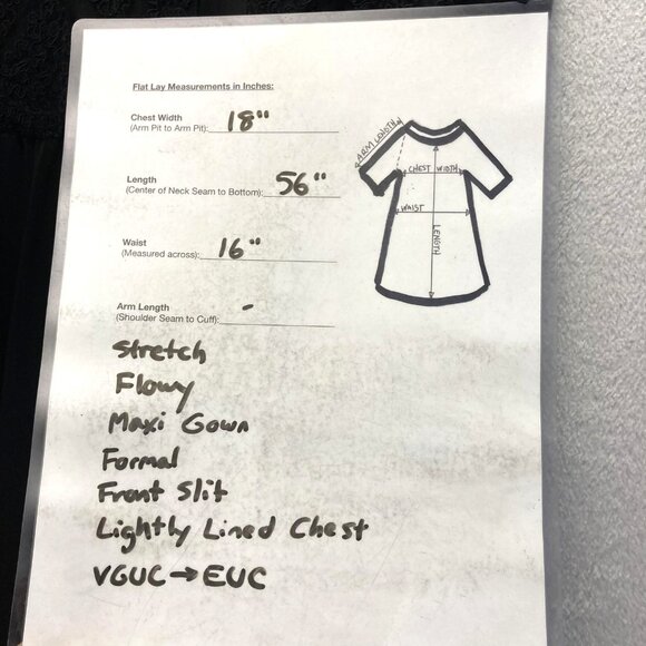 R&M Richards Maxi Dress Gown Womens 10 Black Formal Halter Keyhole Lace Stretch - Picture 7 of 16